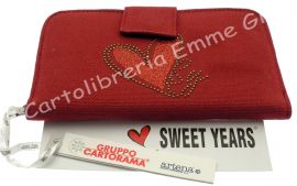 PORTAFOGLIO SWEET YEARS LADY 79914 ROSSO