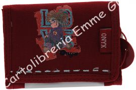 PORTAFOGLIO ONYX 3 ANTE 12429 ROSSO SCURO