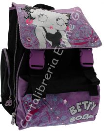 ZAINO BETTY BOOP ESTENSIBILE 111650 NERO-VIOLA