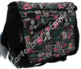 TRACOLLA SEVEN DOUBLE URBAN 12795 NERO-FUXIA