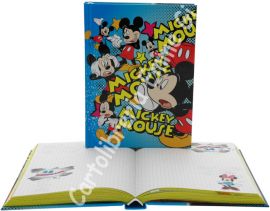 DIARIO MICKEY POCKET Cartonato (cm.12,5x17) 12 MESI 3865 AZZURRO