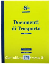 DOCUMENTO DI TRASPORTO (DDT) 50 MODULI 2 COPIE AUTORIC. (cm 21,5x29,7) ZL0054
