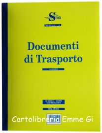 DOCUMENTO DI TRASPORTO (DDT) 50 MODULI 3 COPIE AUTORIC. (cm 21,5x29,7) ZL0055