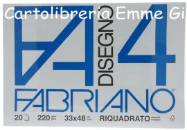 BLOCCO FABRIANO F4 GRANDE RIQUADRATO (33x48) 16150