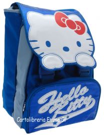 ZAINO HELLO KITTY ESTENSIBILE SHINE 38928 AZZURRO