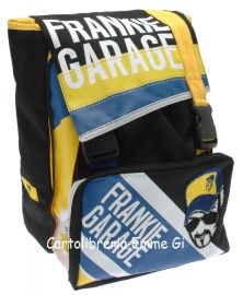 ZAINO FRANKIE GARAGE ESTENSIBILE 34906 NERO/AZZURRO/GIALLO