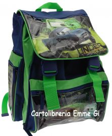 ZAINO CARS 2 ESTENSIBILE 30327 AZZURRO-VERDE