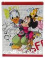 DIARIO MINNIE E DAISY Pocket Imbottito (cm.12x16,5) 12 MESI 30785 BIANCO