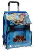 ZAINO TROLLEY YU-GI-OH ESTENSIBILE 38464 AZZURRO