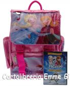 ZAINO FROZEN ESTENSIBILE + DVD OMAGGIO 50107 ROSA