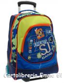 ZAINO TROLLEY SEVEN BIG SJ BOY 22212 AZZURRO