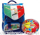 ZAINO CALCIATORI PANINI ESTENSIBILE 88669 - PALLONE ROSSO